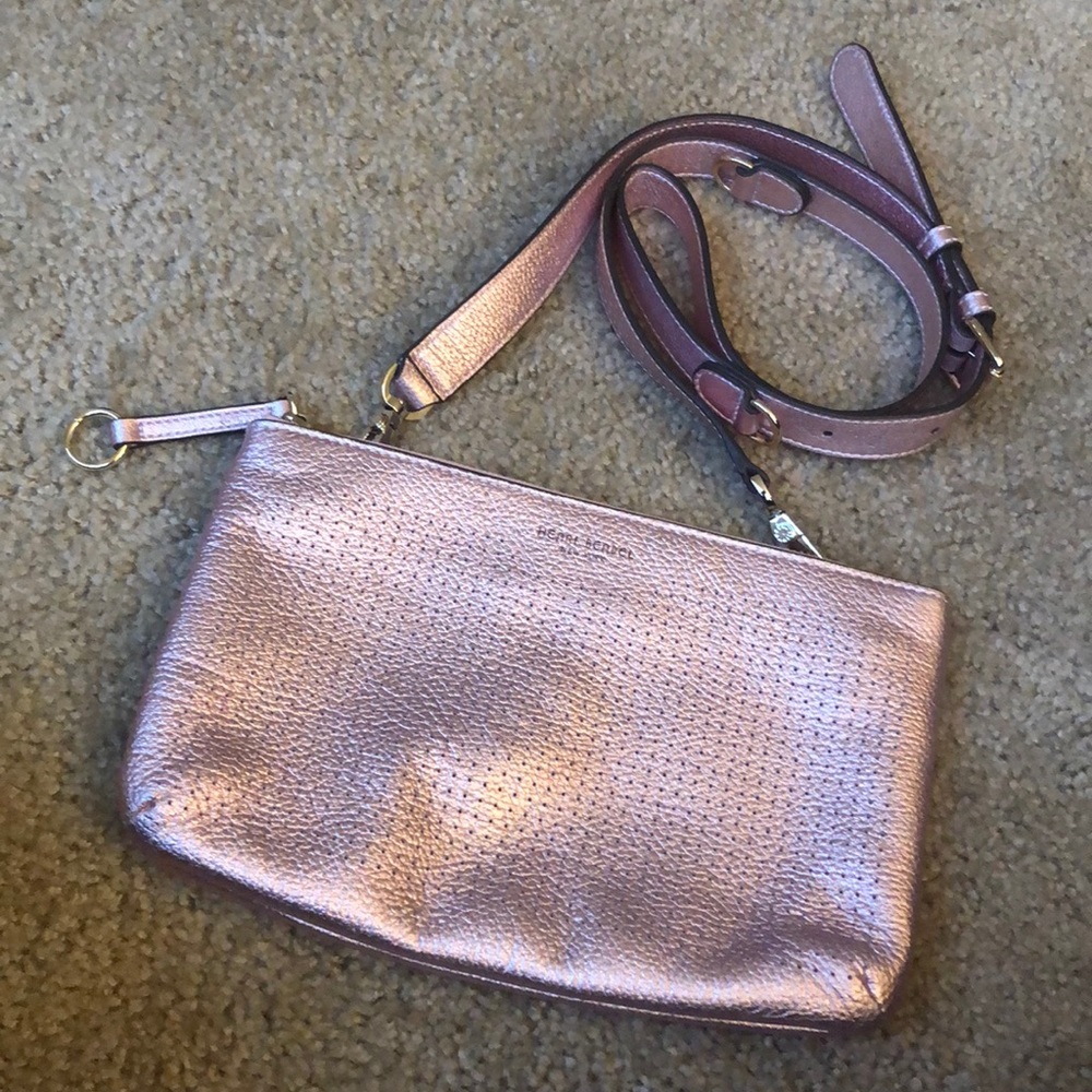 Pink Metallic Crossbody